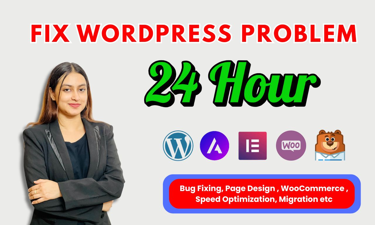 Fix WordPress problem In 24 hour